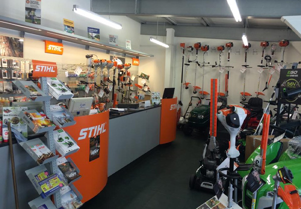 Clifton's Turf Machinery Showroom Interior